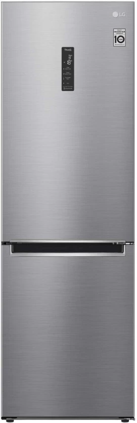 LG 341 L Frost Free Bottom Freezer Fridge (Platinum Silver, GC-B459NLXM)