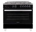 Bennett Read Crystal 90 Gas and Electric Oven Black JST104