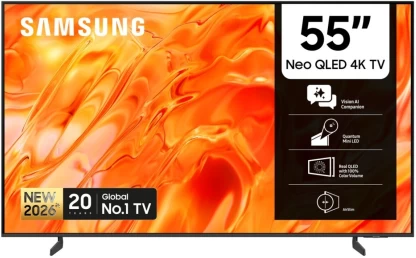 Samsung 138 cm (55 inch) Neo-QLED Ultra HD (4K) Tizen Flat-Panel TV, Smart TV (55QN70H)