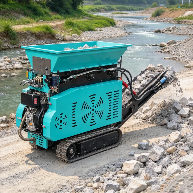 Diesel Powered Mobile Crawler Jaw Crusher 25kW B24-M083